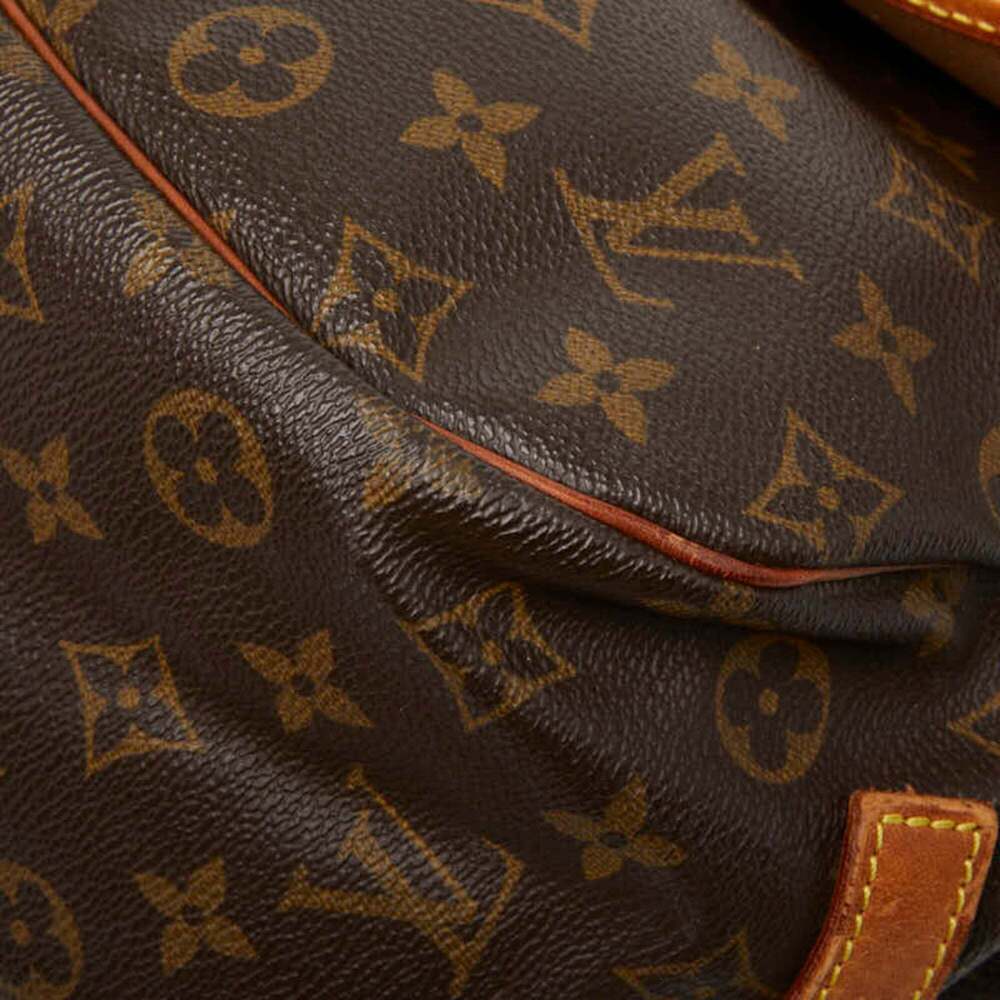LOUIS VUITTON Brown Monogram Leather Shoulder Bag - Picture 6 of 13